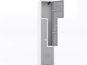 MASTER STEEL Z TYPE WARDROBE METAL 2 DOOR 41X40X185 U-Z02 | MASTER STEEL Z TİPİ GARDIROP METAL 2 KAPILI 41X40X185 U-Z02