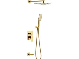 NEWARC AQUA BUILT-IN BATHROOM SET 3 WAY GOLD 941111SG