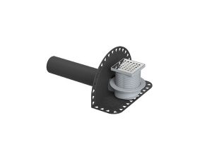 MAXİFLOW PARAPET TWIN GUTTER 10X10 Ø100 INSULATION COMPATIBLE TRAP 14402