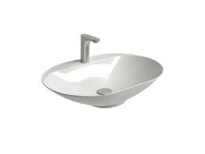 NEWARC COUNTERTOP FAUCET WITH HOLE TREND WASHBASIN 60X42X15CM TRE L060BT | NEWARC TEZGAH MUSLUK DELİKLİ TREND LAVABO 60X42X15CM TRE L060BT