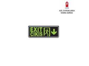 EXIT EMERGENCY EXIT LUMINAIRE 3W FL-9002