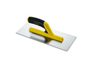 DECOR 166 CERAMIC TROWEL WITH OPEN PLASTIC HANDLE 10X10 35CM