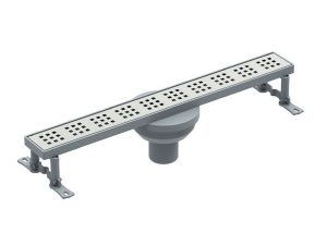 MAXİFLOW LİNE PERA SHOWER GRATE 80CM SQUARE-BOTTOM OUTLET 26498