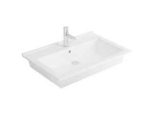 NEWARC WASHBASIN WITH ETAGERE SILVER SILVER 55X45X2,5CM 501055