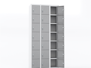 MASTER STEEL SAFETY DEPOSIT LOCKER METAL 21 COMPARTMENT 83X40X182 U-GZ021