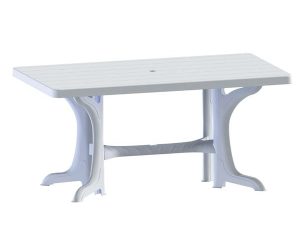 BREZZA 2585 RECTANGULAR TABLE 90X150X72 CM WHITE | BREZZA 2585 DİKDÖRTGEN MASA 90X150X72 CM BEYAZ
