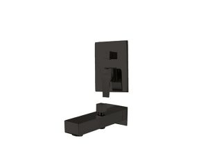 NEWARC AQUA BUILT-IN BATHROOM FAUCET WITH VALVE BEAK BLACK 941131B