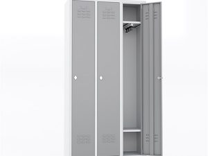MASTER STEEL WARDROBE METAL NARROW TYPE 3 DOORS 90X40X185 U-D03