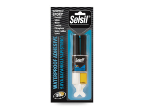 SELSIL WATER RESISTANT EPOXY ADHESIVE INJECTOR 28 GR