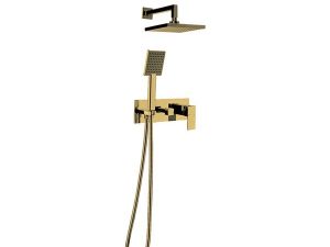 NEWARC AQUA BUILT-IN BATHROOM FAUCET SET GOLD 851141G