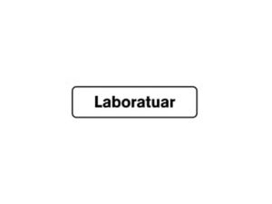 B1-217 LABORATORY 7.5X25 CM