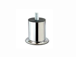 METAL CHROME LEG M8-M10 BOLTED 12 CM METAL BNGO 6104