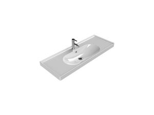 TURQUOISE CERASTYLE ARYA WASHBASIN 120X45CM 043600-U