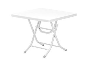BREZZA 2572 SQUARE FOLDING TABLE 80X80X69 CM WHITE