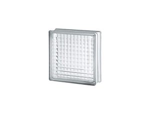TRANSPARENT GLASS BRICK 24X24X8 CM