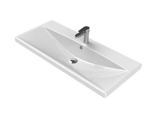 TURQUOISE CERASTYLE ELITE WASHBASIN 100X45 CM 032400-U