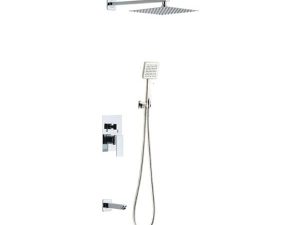 NEWARC AQUA BUILT-IN BATHROOM SET 3 WAY CHROME 941111S