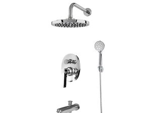 NEWARC PREMIUM BUILT-IN BATHROOM FAUCET SET WITH VALVE BEAK 832137