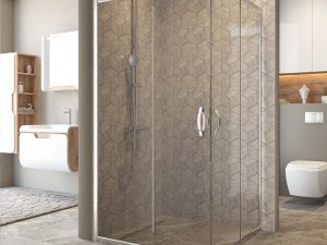 AQUANILL BERUSSA 5MM SQUARE TRANSPARENT GLASS SHOWER CABIN 70X70CM | AQUANILL BERUSSA 5MM KARE ŞEFFAF CAM DUŞ KABİNİ 70X70CM