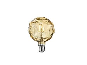 ROOSTER RUSTIC CRYSTAL 6W LED BULB 2200K AMBER | Horoz Rustik Kristal 6W LED Ampul 2200K Amber