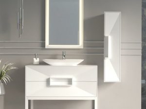 AQUANİL OMENTE 100 CM BATHROOM CABINET WHITE