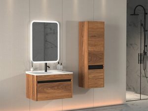 AQUANİL DUENOS 75 CM BATHROOM CABINET WALNUT