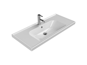 TURQUOISE CERASTYLE FRAME WASHBASIN 100X45CM 031400-U