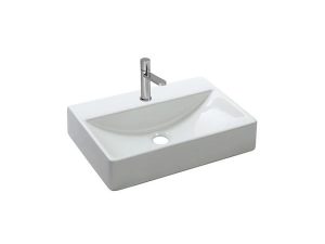 NEWARC COUNTERTOP SMART WASHBASIN WITH FAUCET HOLE 50X35X10CM 5005 | NEWARC TEZGAH ÜSTÜ AKILLI LAVABO, MUSLUK DELİĞİ 50X35X10CM 5005