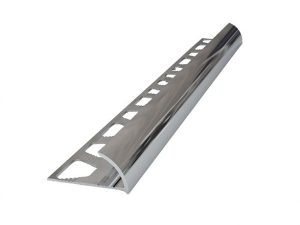 TESAY ALUMINUM EXTERNAL CORNER TILE PROFILE 12MM CHROME BRIGHT FÇDAK12-11