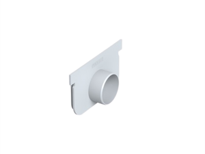 MAXIFLOW PLASTIC DUCT PLUG MALE 125X75MM WHITE 13668