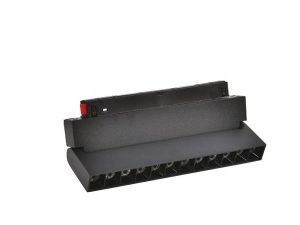 FORLİFE BLACK COMPACT LENS MOVING MAGNET LUMINAIRE 12W 4000K WARM WHITE FL-6622 | FORLİFE SİYAH KOMPAKT LENS HAREKETLİ MIKNATISLI ARMATÜR 12W 4000K SICAK BEYAZ FL-6622