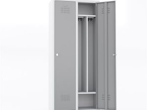 MASTER STEEL WARDROBE WITH METAL CENTER BRACKET 2 DOORS 79X40X185 U-S02TK