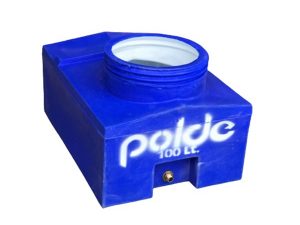 POLDE POLYETHYLENE DOUBLE LAYER FOUR CORNER BLUE WATER TANK 100 LT