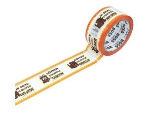 BOSS TAPE PRINTED DUCT TAPE 50MMX66MT CARRY WITH CARE-HANDLE WITH CARE WARNING