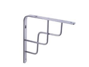 MEANDER UNDER SHELF 15X15 SILVER