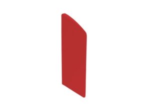 NEWARC LIFE URINAL PARTITION BRIGHT RED 54,5X32 5872R