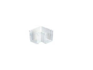HAKAN PLASTIC PVC ANGULAR RAIN GUTTER INTERNAL EXTERNAL ELBOW 150