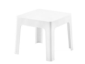 BREZZA 2594 WOOD PATTERN COFFEE TABLE 45X45X41 CM WHITE