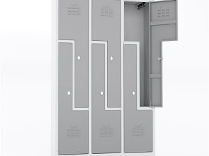 MASTER STEEL Z TYPE WARDROBE METAL 6 DOOR 117X40X185 U-Z06