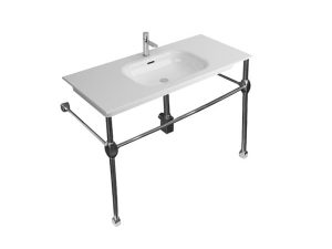 NEWARC CHROME PEDESTAL WASHBASIN NATURAL 100CM NAT A100 | NEWARC KROM AYAKLI LAVABO DOĞAL 100CM NAT A100
