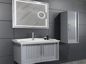 AQUANİL SAGRA 80 CM BATHROOM CABINET GRAY