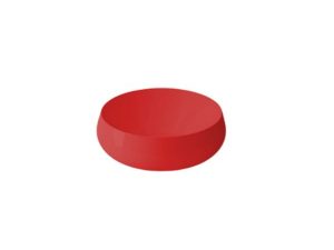 NEWARC ELIPSO COUNTERTOP WASHBASIN MATT RED Ø46X17CM 505050MR