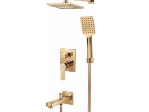VENEZIA RIVER BUILT-IN BATHROOM SET GOLD YG- BRASS BODY 5031380-06 | VENEZIA RIVER GÖMME BANYO SETİ ALTIN ​​YG-PİRİNÇ GÖVDE 5031380-06